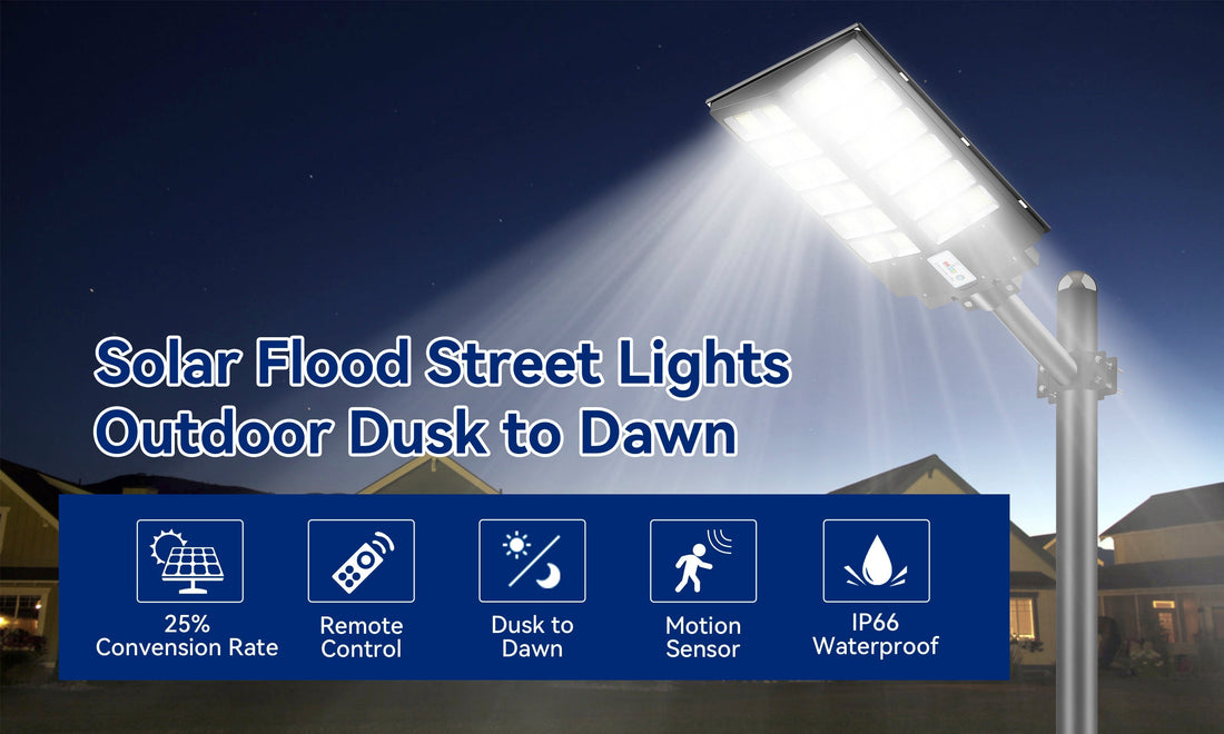 Solar Flood Strreet Lights Out Dusk to Dawn